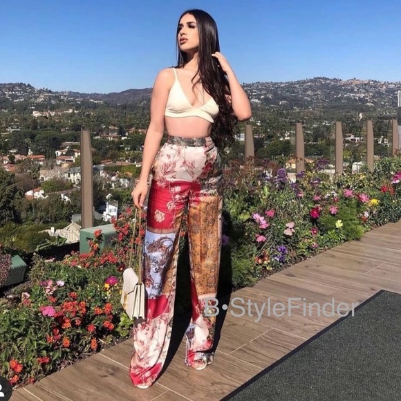 LAST ONE🔥Bloggers Fav| ZARA NWT Patchwork Printed Pants - Picture 8 of 16